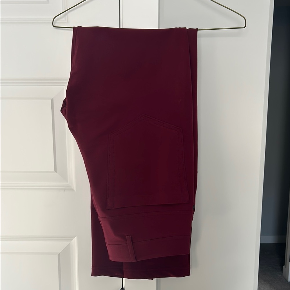 Public Rec Burgundy Work Day Pant